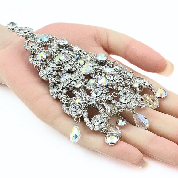 Kirks Folly Limited Edition 015/500 AB Crystals Millenium Christmas Tree Brooch - Picture 1 of 14